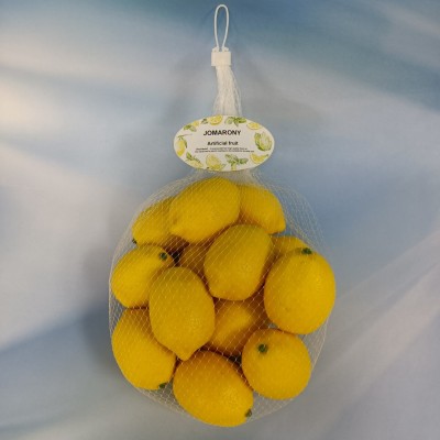 JOMARONY Artificial fruit Yellow Lemons Fake Lemons Lifelike Simulation