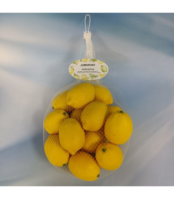 JOMARONY Artificial fruit Yellow Lemons Fake Lemons Lifelike Simulation