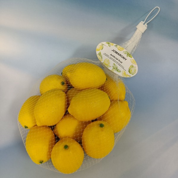 JOMARONY Artificial fruit Yellow Lemons Fake Lemons Lifelike Simulation