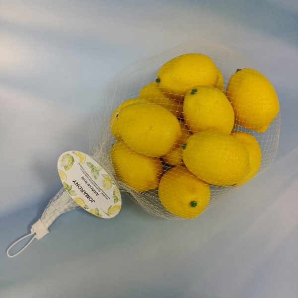 JOMARONY Artificial fruit Yellow Lemons Fake Lemons Lifelike Simulation