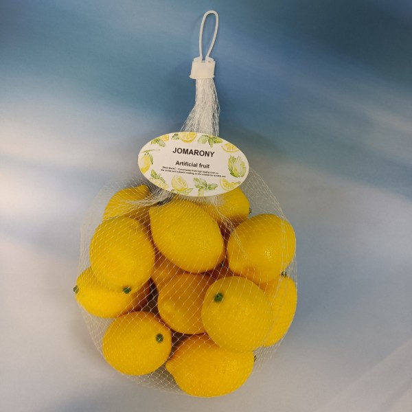 JOMARONY Artificial fruit Yellow Lemons Fake Lemons Lifelike Simulation