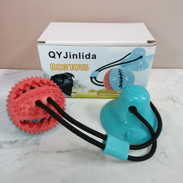 QYJinlida Dog Toys, Dog Chew Toys for Aggressive chewers,Dog Rope Toys with Suction Cup 