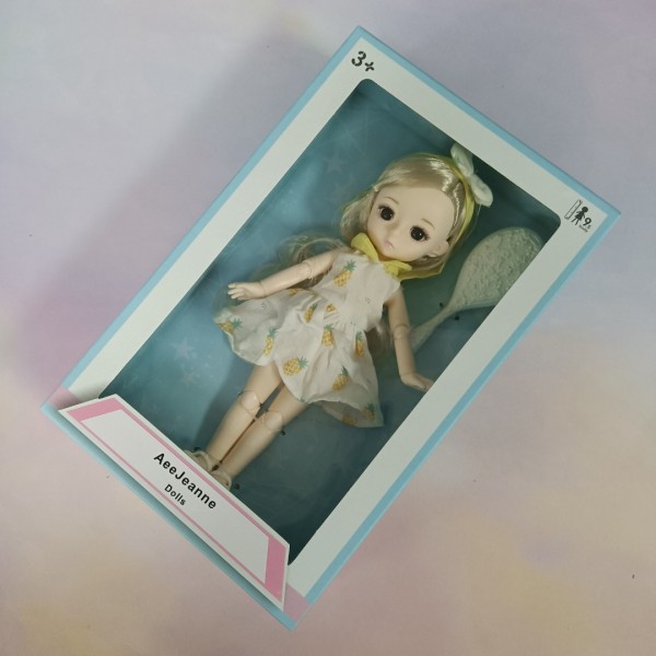 AeeJeanne Dolls with Fashion Dress Toy for Girls Birthday Holiday