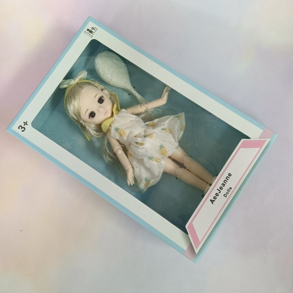 AeeJeanne Dolls with Fashion Dress Toy for Girls Birthday Holiday