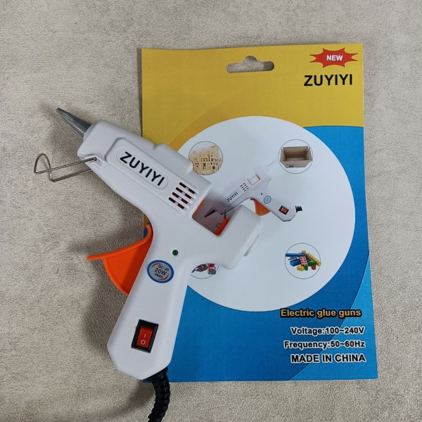 ZUYIYI Electric glue guns 20W Hot Melt Glue Gun Industrial Craft Mini Guns