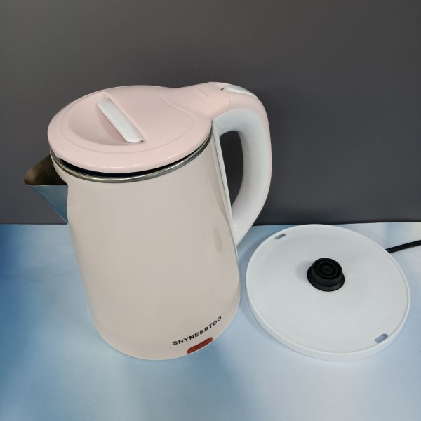SHYNESSTOO Electric Kettle, 2.3L Portable Travel Kettle with Double Wall Construction