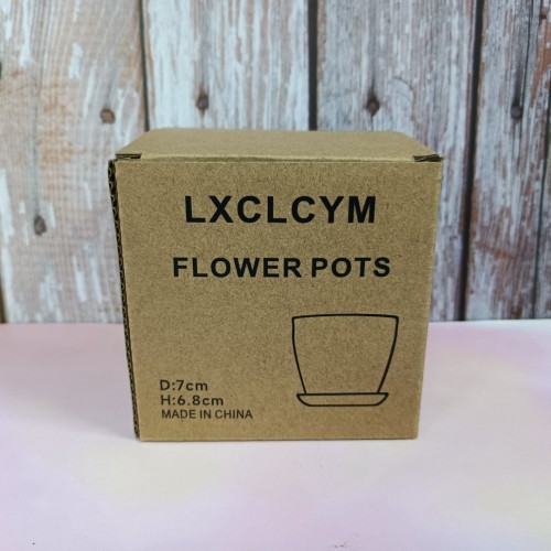 LXCLCYM Flower pots Ceramic Succulent Planter Pots with Tray