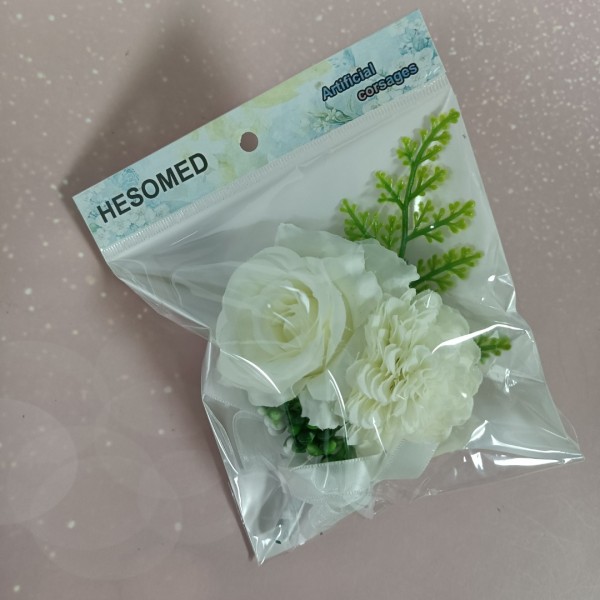 HESOMED Artificial corsages Wedding Prom Corsage and Boutonniere