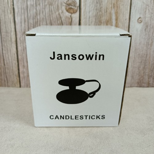 Jansowin Candle holders Retro Iron Taper Candle Holder, Simple Black Candlestick Holders 
