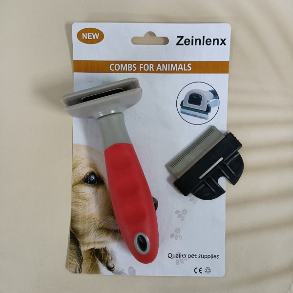 Zeinlenx Combs for animals Best Professional De-Shedding Tool and Pet Grooming Brush 