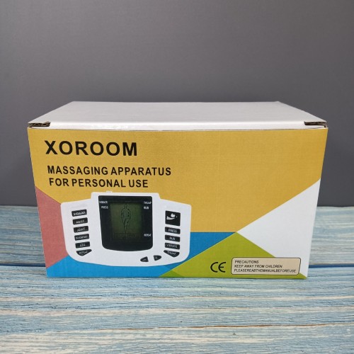 XOROOM Massaging apparatus for personal use TENS Unit Muscle Stimulator Electric Shock Therapy 