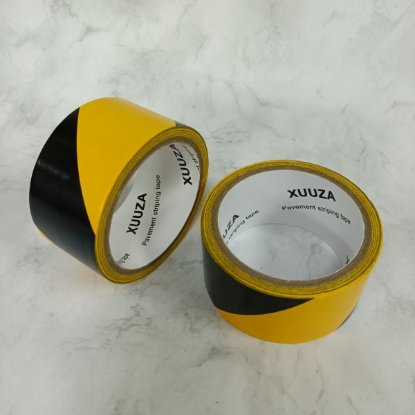 XUUZA Pavement striping tape 2-Inch by 54-Feet Stripe Adhesive Safety Floor Tape