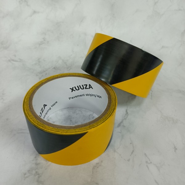 XUUZA Pavement striping tape 2-Inch by 54-Feet Stripe Adhesive Safety Floor Tape