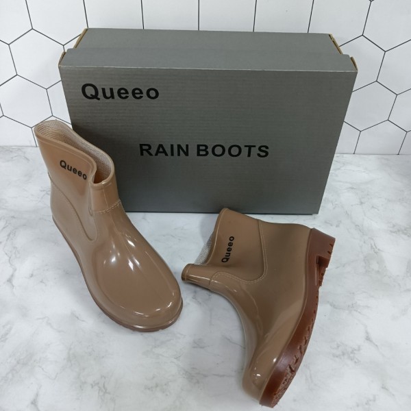 Queeo Rain boots Women's Shorty Boot