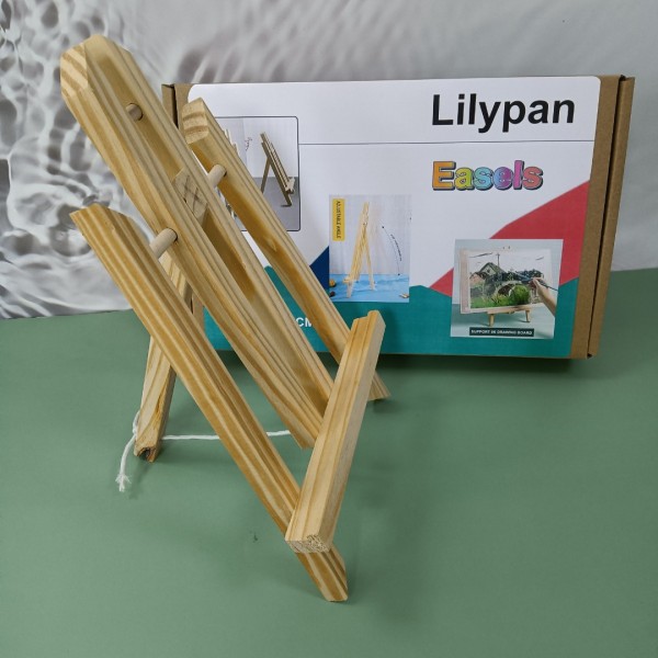 Lilypan easels Wooden Easel, Table Top Easel,Easel for Painting canvases